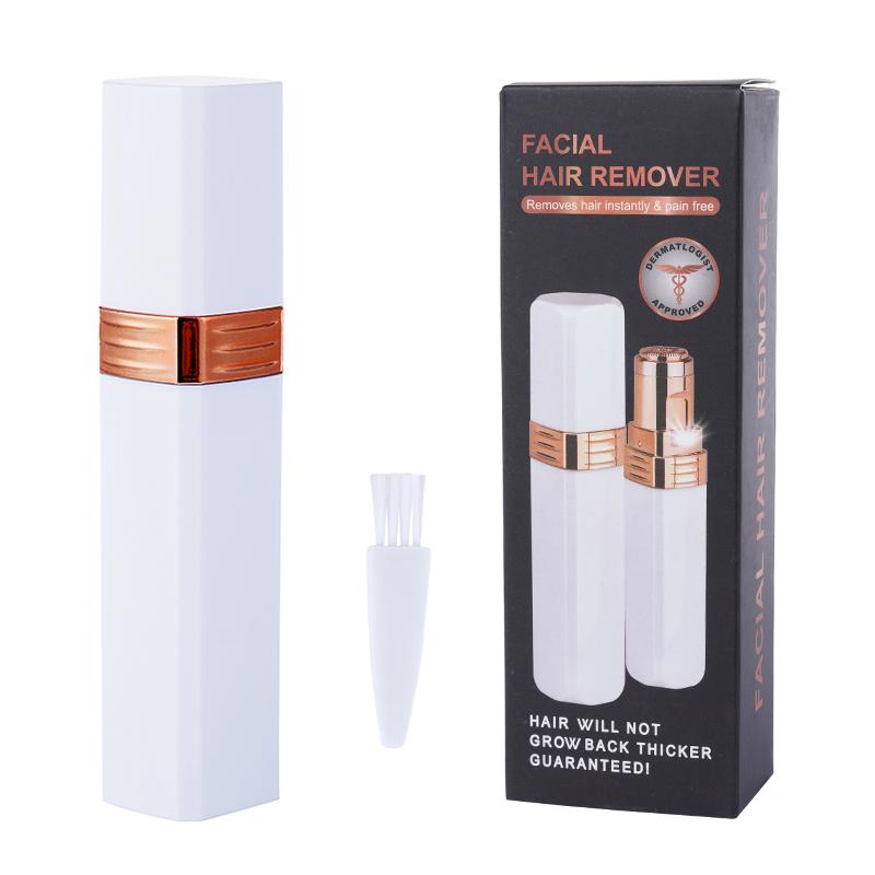 

Электрическое устройство для бритья волос Идеальное удаление волос в форме помады Женский эпилятор для лица Безболезненный безопасный женский инструмент для ухода за телом и лицом