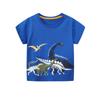 New Arrival Boy's Short-Sleeved T-shirt 2025 New Arrival Kids Summer Clothes T-shirt Children Luminous Dinosaur T-shirt Bottoming Shirt