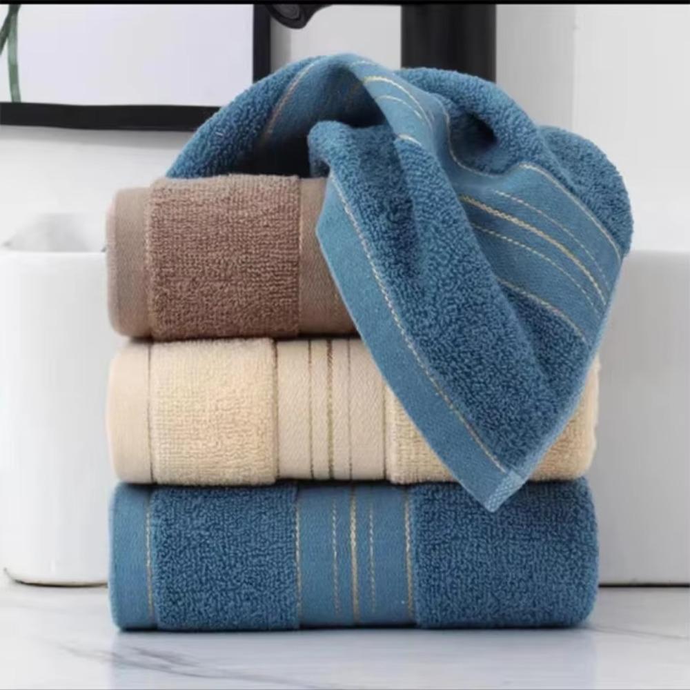 Portable Soft Face Towel Pure Cotton Bath Towel Gifts Embroidered Towel