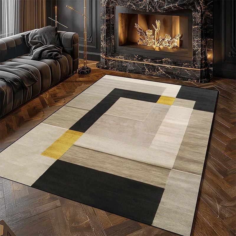 Moderner geometrischer Karppich für das Wohnzimmer Weiche waschbare Teppiche für die Schlafzimmerdekoration Heim-Salon Sofa Große Bodenmatten