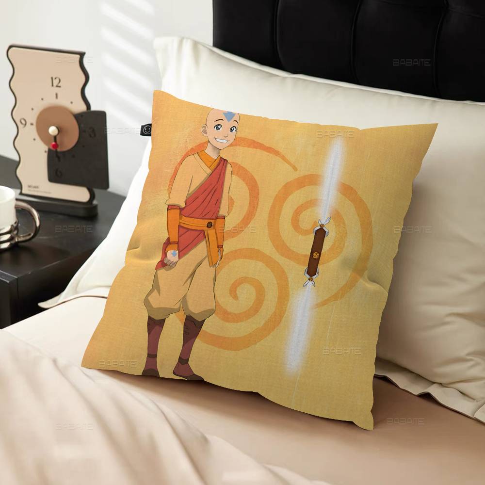 Avatar Der Herr der Elemente Zeichentrick Personalisierte Kissenhülle Kinderzimmer Wilde Party Dekor Kissenbezug Kind Geburtstag Dusche Geschenk