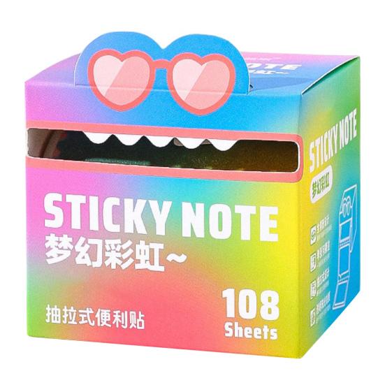 Cute Animal Sticky Notes Self Adhesive Cartoon Animal Memo Pads Pull-Out Sticky Notes To-Do List for Office School Supplies