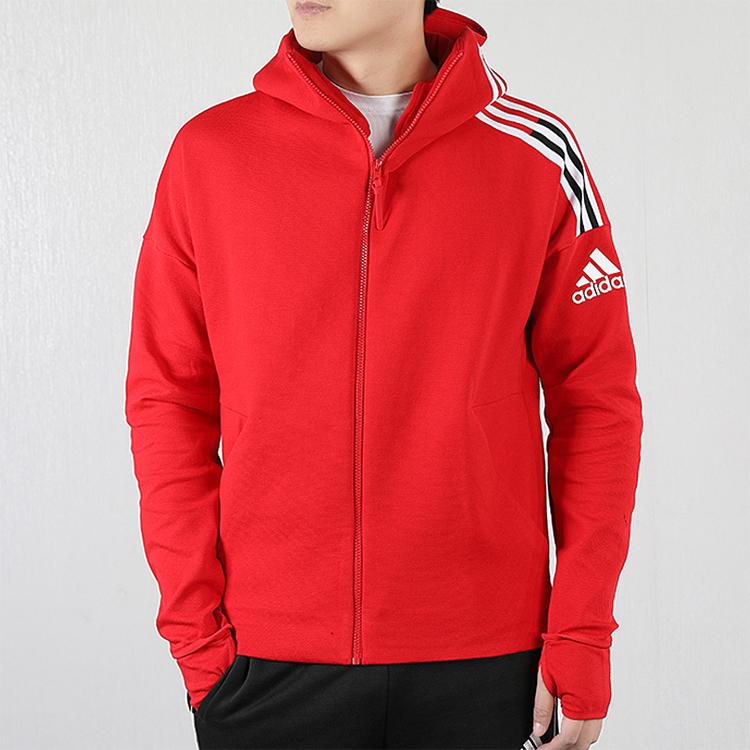 Adidas ZNE HD 3ST Casual Sport Hettejakke Herre Yttertøy Lys-karminrød FQ7230