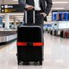 High-quality, convenient travel accessory: TSA-locked suitcase strap - marker for your suitcase at the airport, anti-theft, and baggage burst preventi
