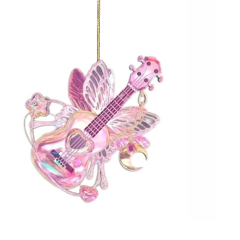 2D Flat, Car Pendant Hangable Ornaments 2D Music Festival Automotive Interior Decoration, Party Living Room Bookshelf Entryway Home 8*8cm