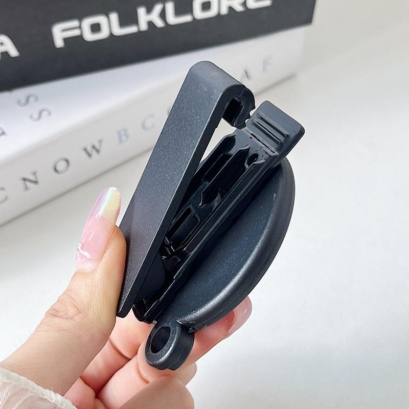 Magnetický držák na opasek na telefon držák na batoh pro Magsafe pro iPhone pro Samsung Xiaomi Huawei proti ztrátě telefonu kovový háček pružinové lano