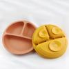 Spot Silicone Divided Baby Plate - Suction Bowl for Infant Feeding and Training