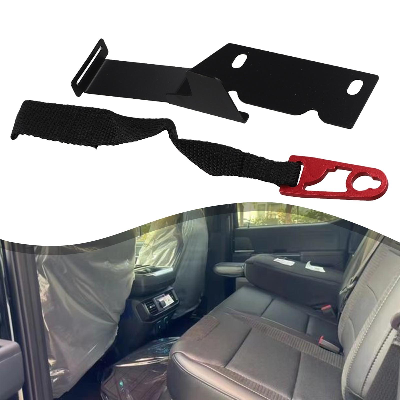 

Комплект нейлоновой и алюминиевой защелки заднего сиденья для Ford F150 F250 2009 2022 красный