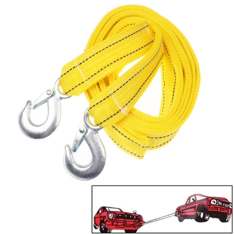 

5 Tons Vehicle Towing Cable Rope, Length: 4m(Yellow) жовтий