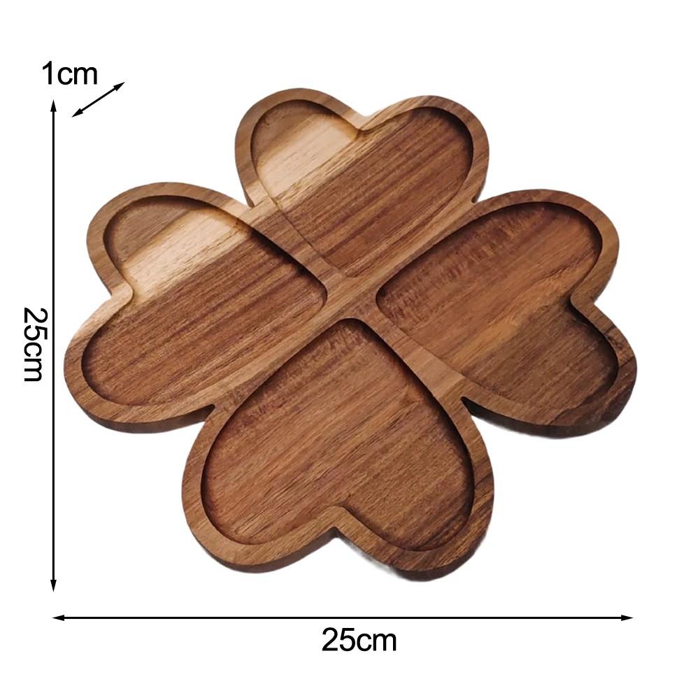Weihnachts-Serviertablett Lustiges Puzzle-Tablett Holz-Serviertablett Dekoratives Party-Tablett