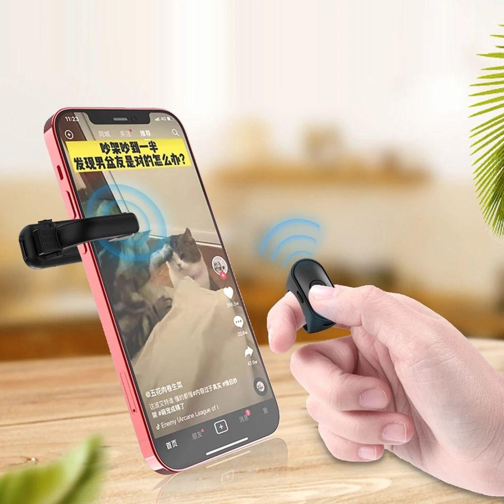 New ABS Page Turner Remote Lightweight 2-in-1 E-book Page Turner Remote Record Triggers for Kindle Digital Reading