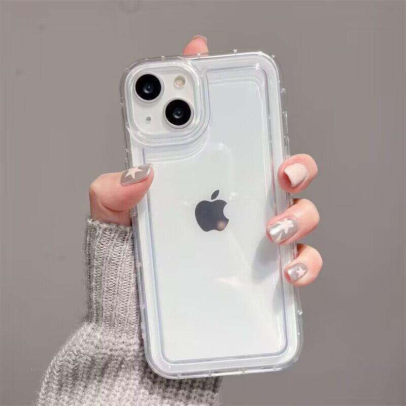 Acrylic 2mm Sheet Holder for Apple 16 Phone Case - Compatible with 14Pro/13 Large Hole, Airbag 15, Back Card 11