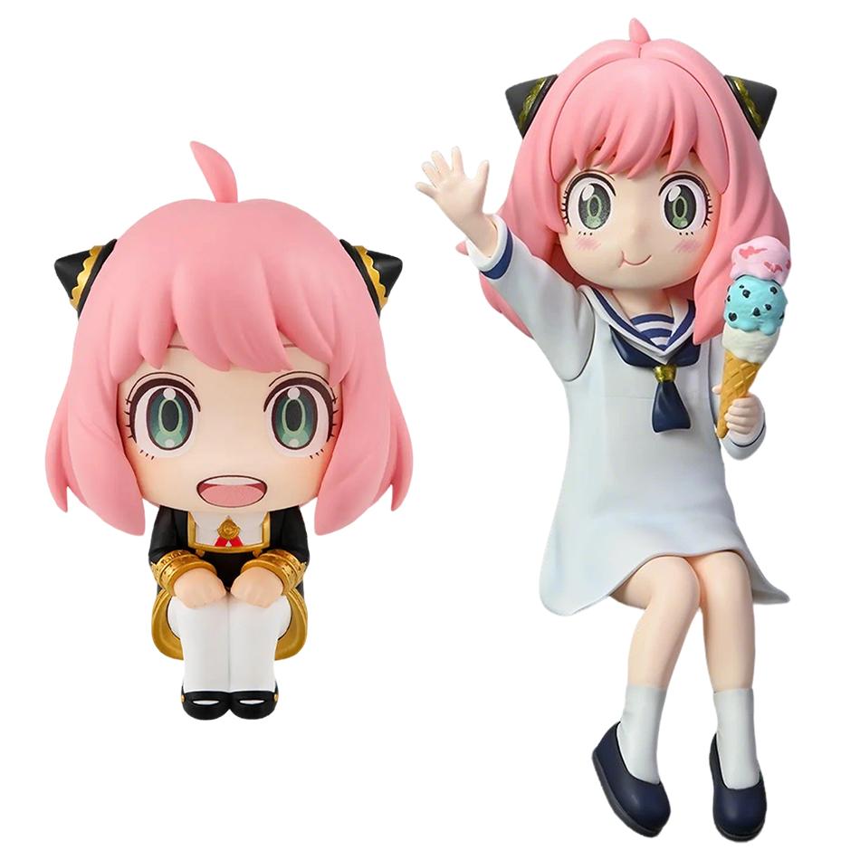 14cm SPY×FAMILY Anya Anime Figure Lookup Anya Forger Action Figures Kawaii Girl Figurine PVC Collection Model Doll Toy