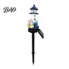 Solar Powered Garden Decor Stake Light, Waterproof Christmas Outdoor LED Lamp with Warm Lights Glow, Decorative Landscape Lighting for Lawn Patio Yard