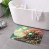 1PC Steampunk Fantasy Kitchen Rug Non-Slip Door Mat Pop Design Bathroom Rug Bath Mat Carpet for Home Sink Laundry Decor