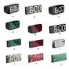 Alarm Clock Digital Electronic Bedroom Bedside Temperature Display Thermometer Snooze Portable Desktop Date Calendar Household