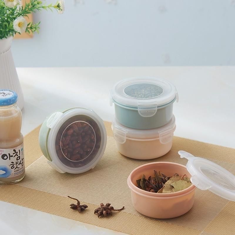 Lebensmittel Obst Lagerung Box Tragbare Fach Kühlschrank Gefrierschrank Organizer Sub-Verpackt Fleisch Zwiebel Ingwer Klar Crisper