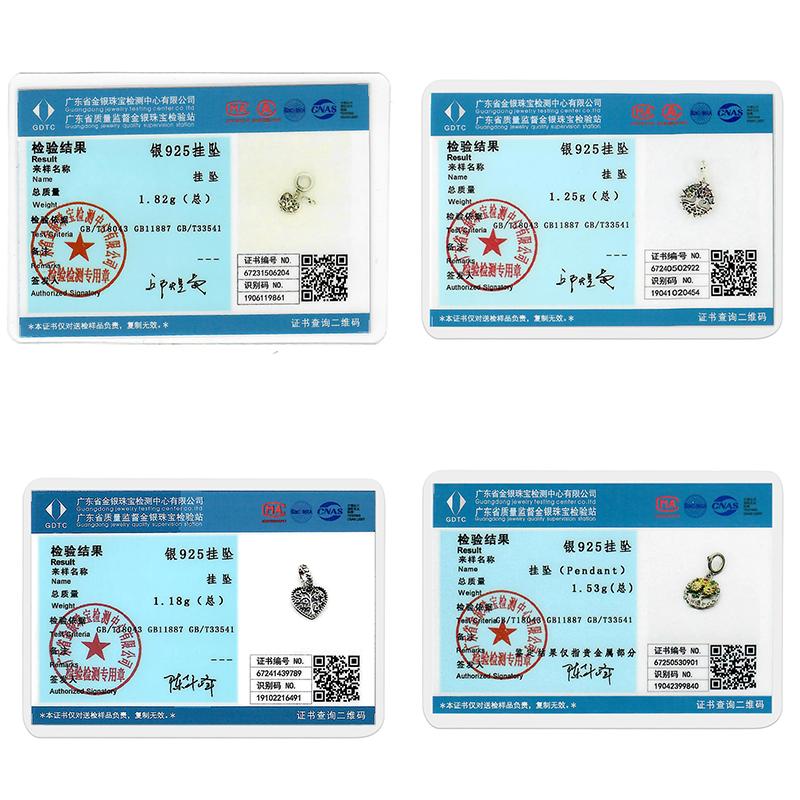 925 Silver Tree of Life Charms Beads Fit Bracelet Necklace Pendant DIY Jewelry Gift for Women Girls