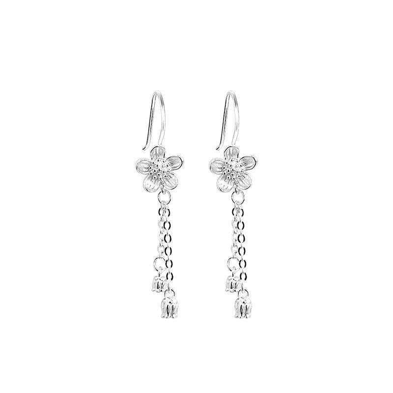 

Temperament Flower Tassel Ear Hook Женские модные Temperament Универсальные новые серьги
