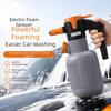 Rechargeable Electric Foam Sprayer 1.5L Car Wash Sprayer Snow Foam Sprinkler  Atomizing Watering