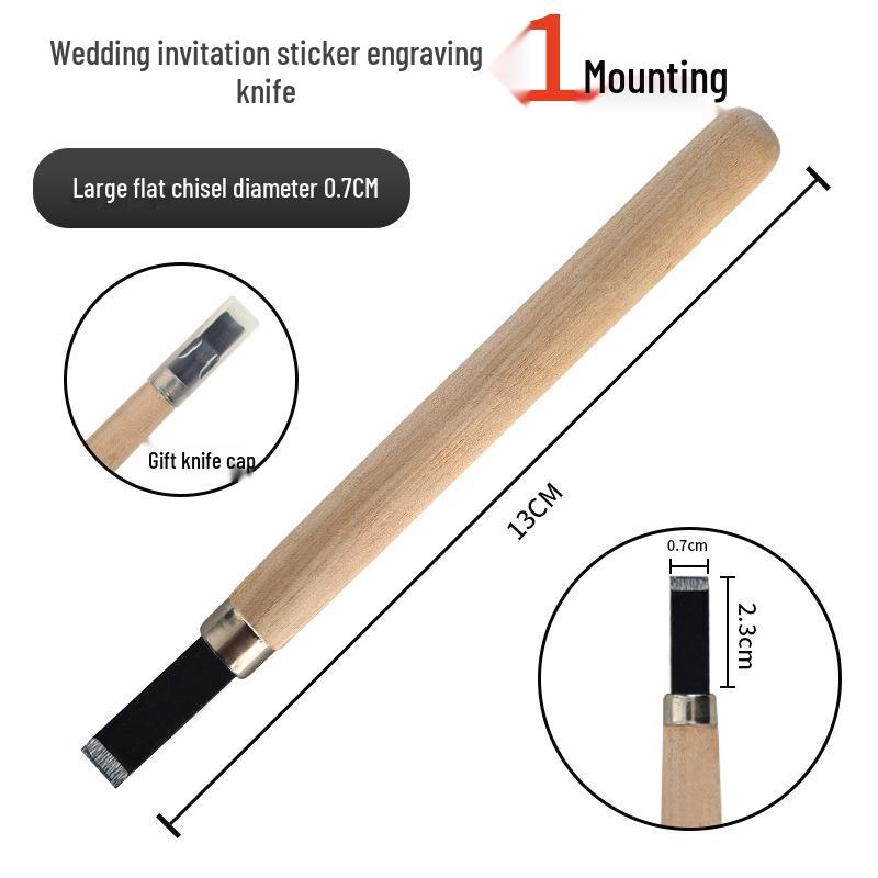 Wood Carving & Stamp Making Knife Set for Weddings