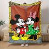 1 Stück, Inspiriert von Mickey & Minnie Maus Decke, Saisonal, Heimdekoration, Überwurfdecke, Weiche Flanell-ÜberwurfdeckeWärme für Ihr Wohnzimmer oder Schlafzimmer, Pe