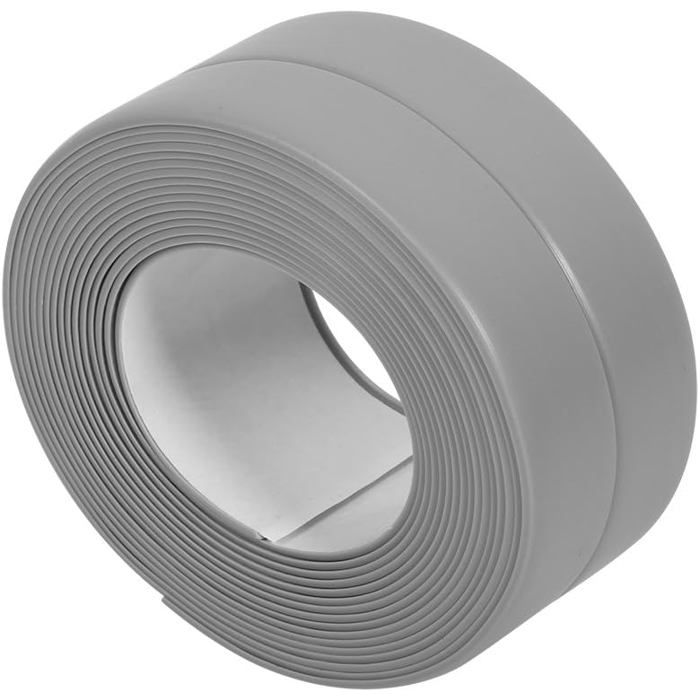 

Ruban d étanchéité Ruban Adhésif étanche Bande d Etanchéité Adhésif Autocollant pour cuisine ou salle de bain (38mm*3.2M-Gris)