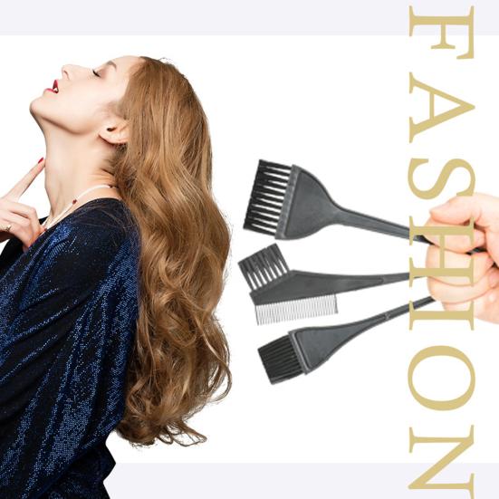 1 Sett Hårfarge Farge Pensel Verktøy Hansker Dekke Kam Bolle Clips Frisør