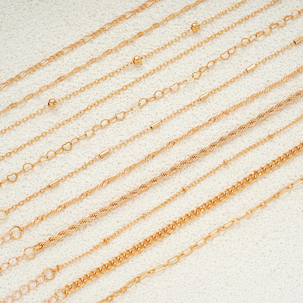 11 Pcs Vintage Twist Chain Bracelets Sets for Women Boho Punk Silver Gold Color Adjustable Cuban Link Bracelet Fashion Jewelry