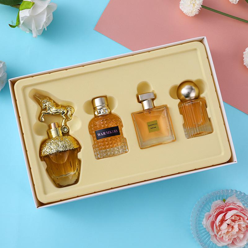 Perfume Free Party Women's Set Gift Box Combination Set Long-lasting Women's Trade Outside the Box