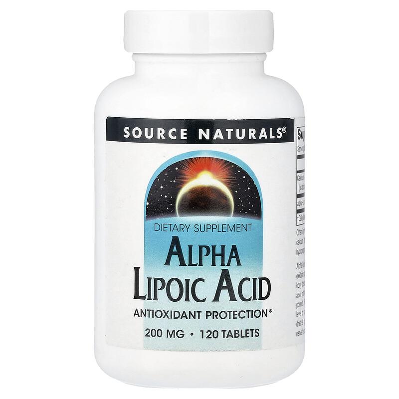 Alpha Lipoic Acid, 200 Mg, 120 Tablets