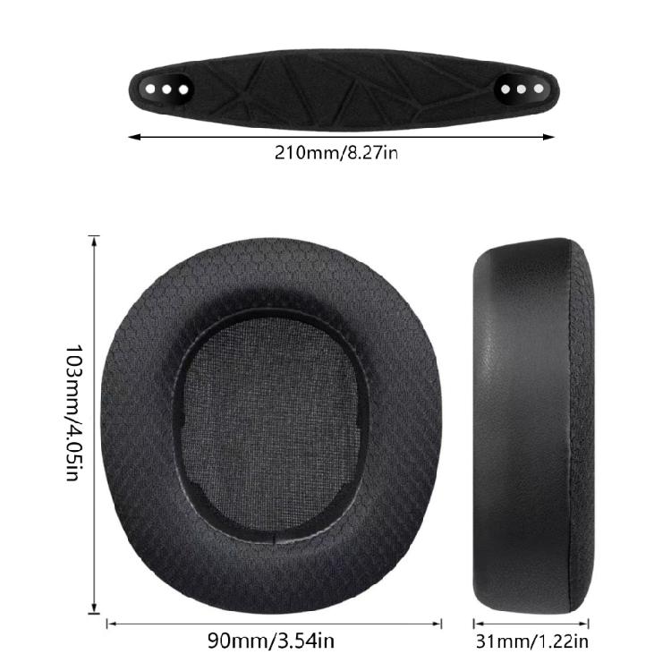 1 Pair Replacement Ear Pad for Arctis Wireless Headphone Ear Cushion Ear Cover Bluetooth-compatible Headset