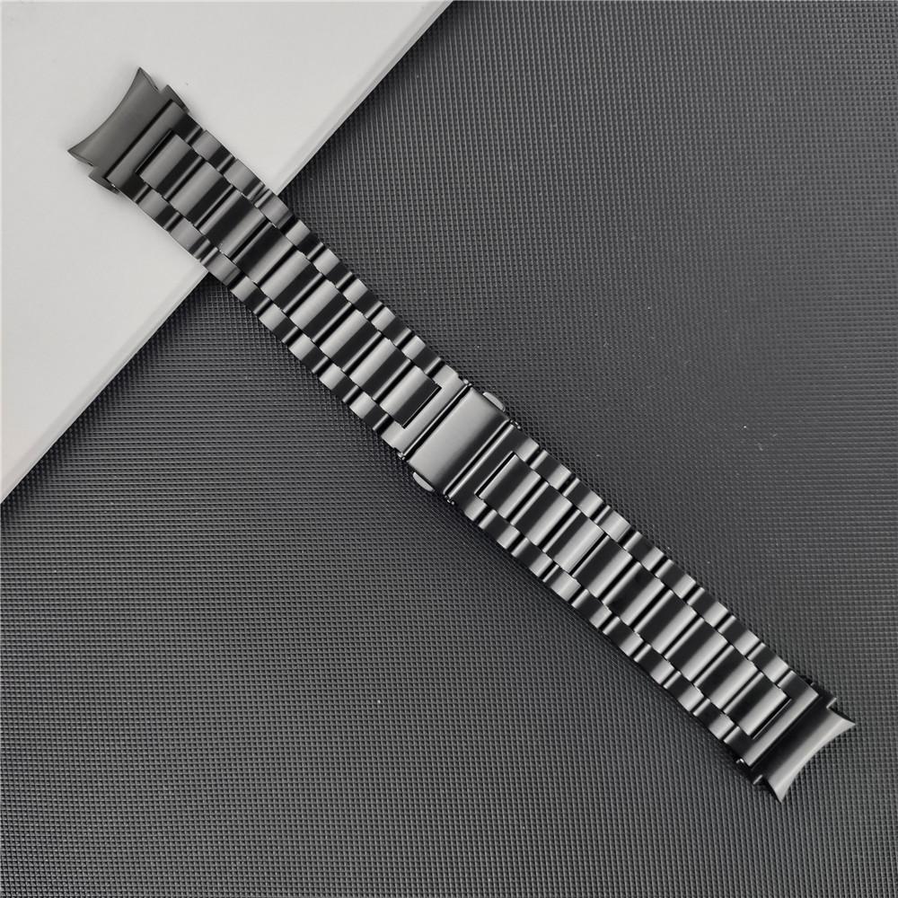 Metallrem for Galaxy Watch 7 6 5 4 44mm 40mm 5pro Band 45mm stålrem for Samsung Galaxy Watch 6 4 Classic 47mm 46mm 43mm