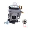11Mm/15Mm Brushcutter Carburetor For 2-Stroke Hedge Trimmer 22Cc-52Cc Universal Fit Carb Brush Cutter Chainsaw Replacement Part