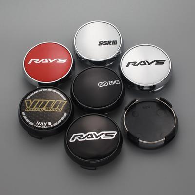 4pcs 65mm/60.5mm Clip Volk Rays Wheel Center Cap Car Covers Caps On Wheels Enkei Racing Ssr Logo Emblem Hub Cap for Rims Auto
