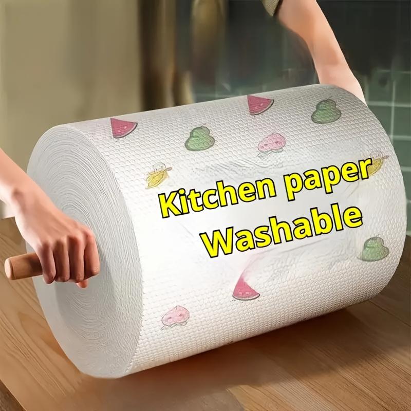 10PC 400 Sheets Washable Non-woven Kitchen Towels, Multi-use, Oil-resistant, for Home Cleaning