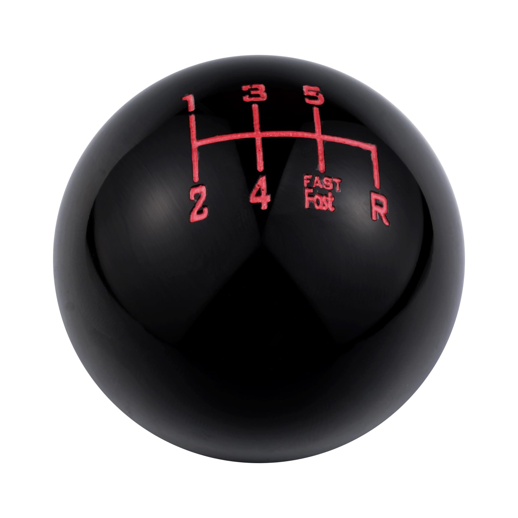 

Abfer Shift Knob Billiard Ball Shifter Stick with Handle Fits Most Cars and Black 6-Speed Head, Automated/Manual Trucks,