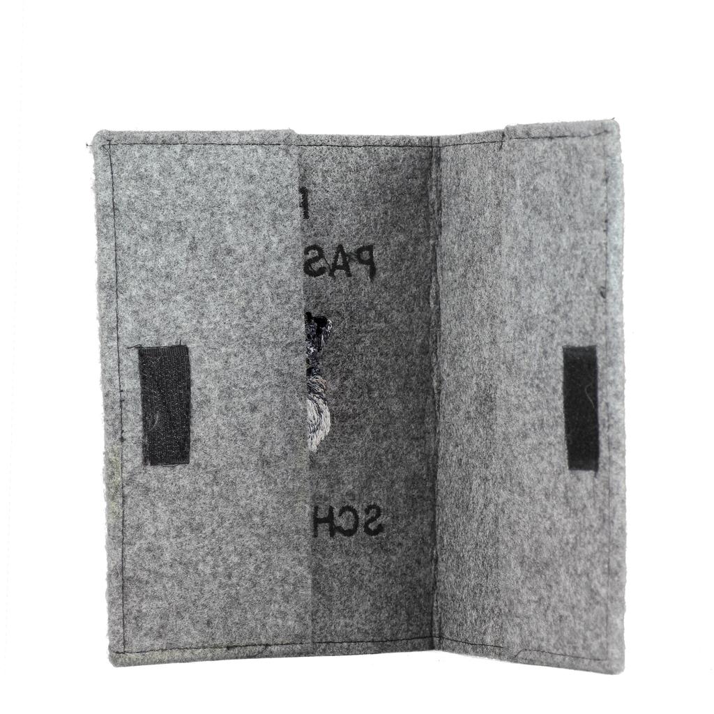 Schnauzer II - Dog passport case, document case, gift for the traveller from the Art-Dog brand