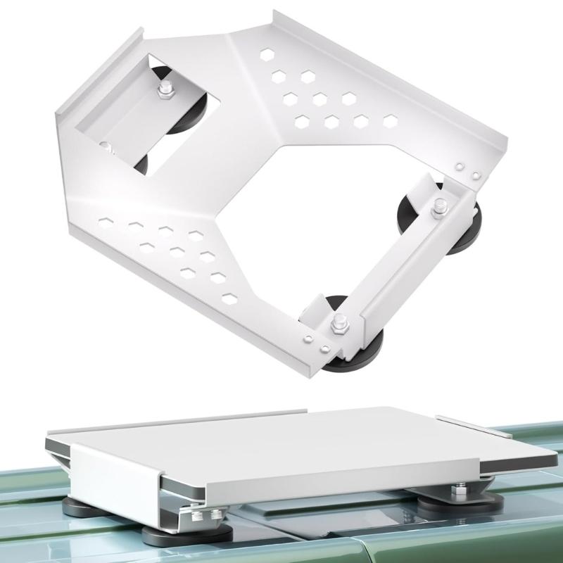 Quick Release Vehicle Roof Mount With 220Lb Magnetic Base Nonslip Design For Mobile Satellite Devices Yacht Truck Boat