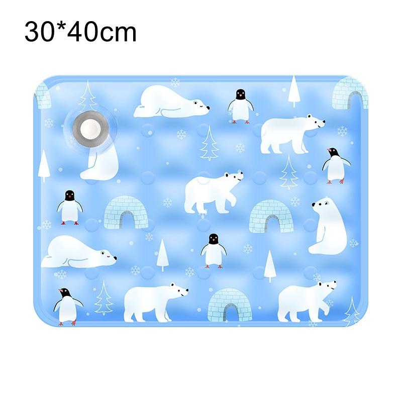 Ice Gel Pet Cooling Cushion Self Cooling Portable Durable Water Added Mat for Large Medium Dogs Summer Patio Outdoor A1