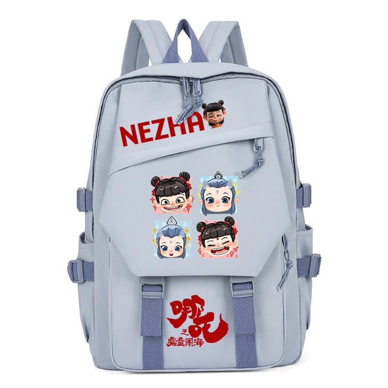 Nezha's Devil's Child Haohai School Bag Primary School Students Large Capacity Backpack Children's School Backpack Trend Fashion