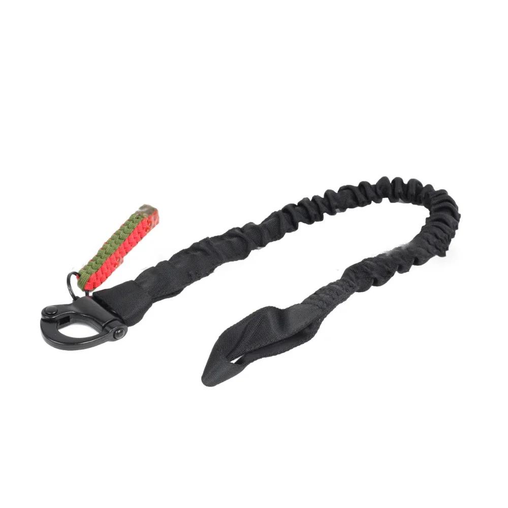1Pc Outdoor Nylon Mountaineering Safety Rope Life-saving Tactical Quick Release Lanyard Downhill Braided Gear Security Tools