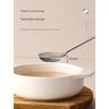 316L Stainless Steel Spoon for Home Use, High-End Flat-Bottomed Large Children's Spoon for Eating, Round-Headed Soup Spoon, Deep Soup Spoon