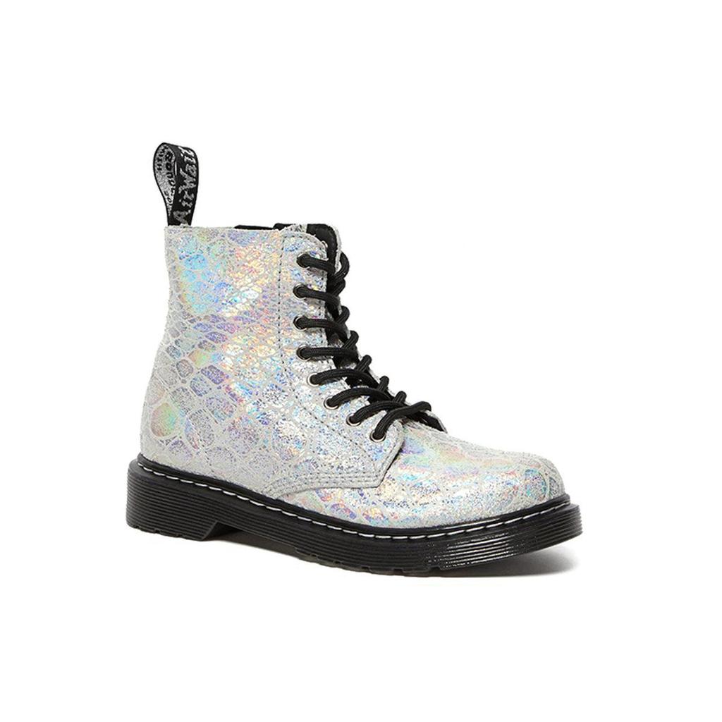 Dr. Martens Stivaletti Junior 1460 Pascal Zip Stivali Bambino Argento 26027045