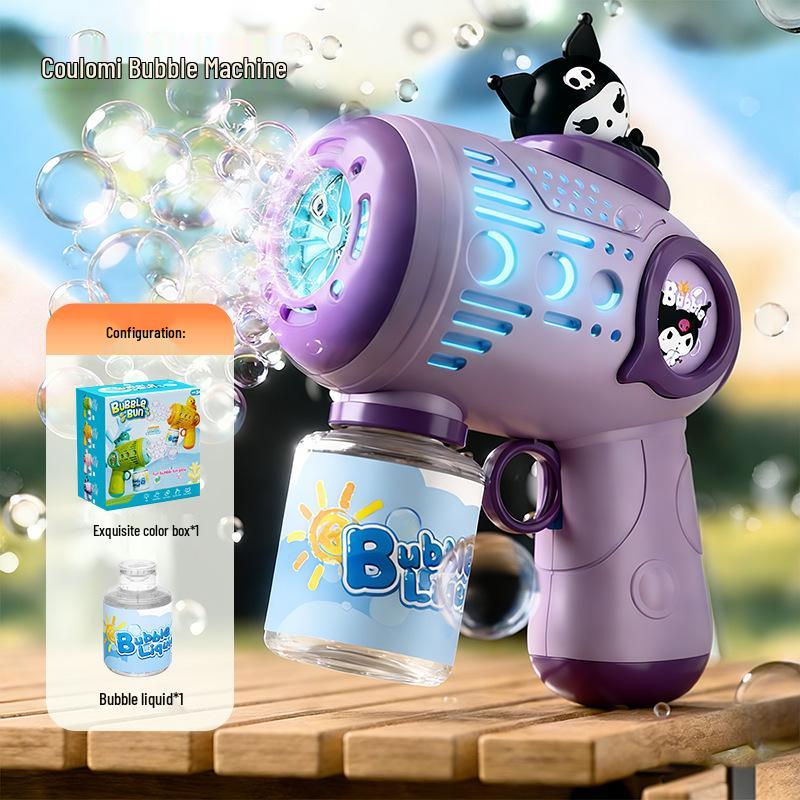 Electric Luminous Bubble Gun - Automatic Handheld Toy for Kids