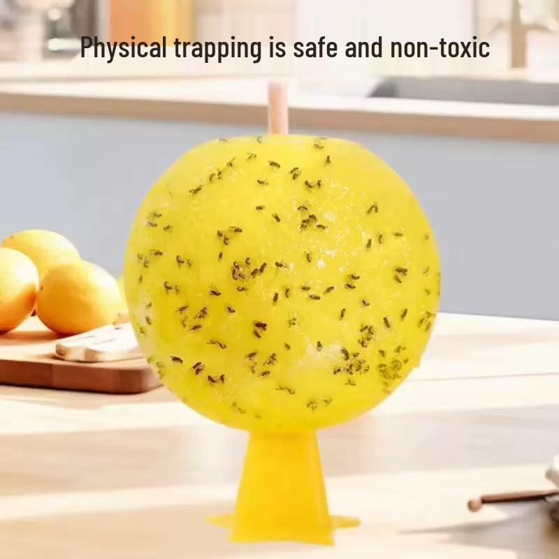 Vertical Sticky Fruit Fly Trap Ball for Kitchens and Fruit Shops