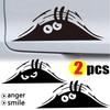 Autocolante amuzante Peeking Monster pentru mașină Zâmbet și furie Autocolante de vinil rezistente la apă Styling pentru caroserie Autocolant drăguț Accesorii de decorare