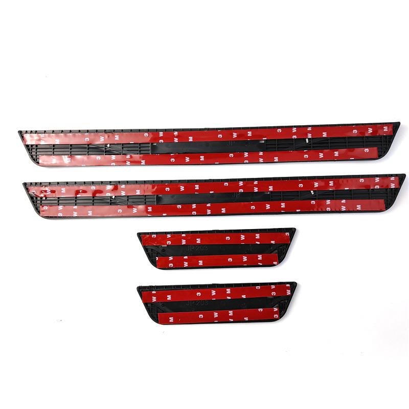 4Pcs/Lot ABS Stainless Steel For - MAZDA CX-30 CX30 CX 30 DM Door Sill Pedal Welcome Scuff Plate Decoration Cove
