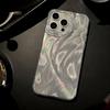 Gradient laser silvery silicone phone case for iPhone 17 16 15 14 13 12 11 Pro Max Air Plus full shockproof soft bumper cover