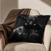 Solid Snake Game Rainbow Six Pillow Case Square DoubleSided Printing Short Plush Sofa Cushion Cover Bedroom Bedside Pillow